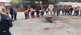 Emet'te Karayolları ekiplerine yangın eğitimi verildi