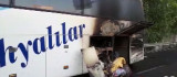 Kütahyadan İzmir'e Sefer Yapan Otobüste Yangın