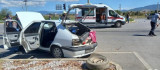 Sivil polis aracı ile otomobil çarpıştı: 2'si polis 5 yaralı